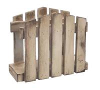 Farmhouse Wooden Paper Towel Holder Rustic Vertical Napkin Rack for Kitchen Dining Table Vintage Cottage-Style Tissue Dispenser Boîte de mouchoirs