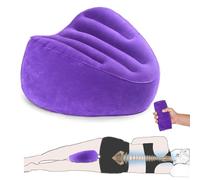 Farmigood Coussin de Soutien du Genou - Coussin de Genou Gonflable Portable Entre Les Jambes pour Dormir - Oreiller apaisant pour soulager la Douleur pour sciatique, articulations de la Hanche et