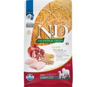 FARMINA Ancestral Grain Chicken & Pomegranate Light Dog Medium & Maxi - Poulet, Pomme Grenade & Céréales pour chiens adultes de moyennes et grandes races en surpoids - 2,5 kg