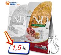 Farmina Cat N & D Ancestral Neutered Adult → Poulet Et Grenade 300 Gr/1,5 / 5 KG