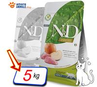 Farmina Aliments pour chat N&D Prime Sanglier et Pomme Adulte 5 kg
