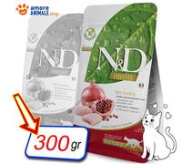 Farmina Cat N & D Prime Grain Libre - Neutered → Poulet Et Grenade 300 Gr/1,5 /