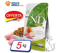 Farmina Aliments pour chat N&D Prime Sanglier et Pomme Adulte 5 kg