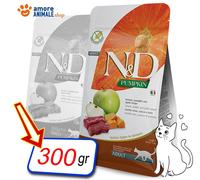 Farmina Cat N & D Pumpkin Adult → Cerf Et Pomme 300 Gr/1,5 / 5 KG Nourriture
