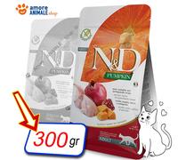 Farmina Cat N & D Pumpkin Adult Neutered → Caille Et Grenade 300 Gr/1,5 / 5 KG