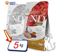Farmina Cat N & D Quinoa Adult Ski → Caille Et Noix de Coco - 300 Gr/1,5 / 5 KG