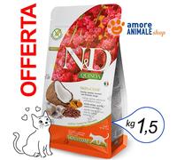 N&D Quinoa Cat Skin & Coat Herring & Coconut Adult 1,5 KG