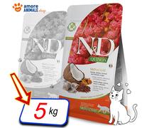 Farmina Cat N & D Quinoa Adult Ski → Hareng Et Noix de Coco - 300 Gr/1,5 / 5 KG