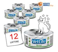 Farmina Cat VET LIFE - Boîte 85 g - Rénal - Nourriture Humide Pour Chat