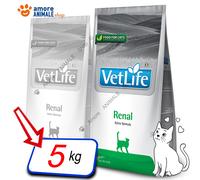 Farmina Cat Vet Life Naturel → Rénale - 5 KG - Croquettes Chat, Nourriture Chats