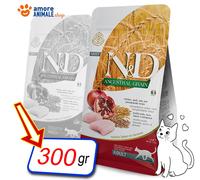 Farmina Chat N&D Ancestral Adulte → Poulet Et Grenade 300 Gr / 1,5 / 5 Kg
