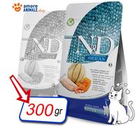 Farmina Chat N&D Océan Chaton → Morue Et Crevettes - 300 Gr / 1,5 / 5 Kg - Chat