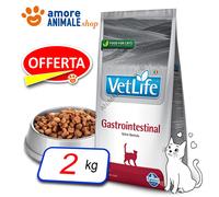 Farmina Chat VET LIFE Naturel → Gastro-Intestinal - 2 Kg - Croquettes Pour Chat