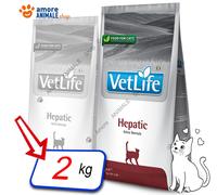 Farmina Chat VET LIFE Naturel → Hépatique - 400 Gr / 2 Kg - Croquettes Pour Chat