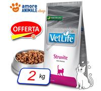 Farmina Chat VET LIFE Naturel → Struvite - 2 Kg - Croquettes Pour Chat