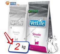 Farmina Alimentation pour chat VET LIFE Natural Diet Cat Struvite 2 kg