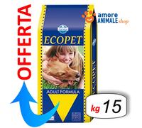 Farmina Chien Ecopet Adult → Poulet - 15 KG - Croquettes Pour Chien,Aliments
