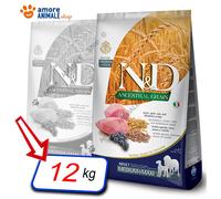 Farmina Chien N & D Ancestral Adult Medium / Maxi → Agneau Et Myrtille - 12 KG -