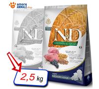 Farmina Chien N & D Ancestral Puppy Medium / Maxi → Agneau Et Myrtille - 2,5 KG