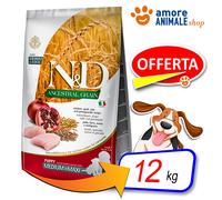 N&D ANCESTRAL Grain Dog Chicken, Spelt, Oats and Pomegranate Puppy Medium & Maxi 12KG