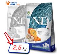 Farmina Chien N & D Ocean Adult Medium / Maxi → Morue Et Épeautre - 2,5 / 12 KG