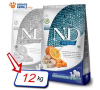 N&D Ocean Dog Codfish, Spelt, Oats and Orange Adult Medium & Maxi 12KG