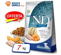 Farmina Chien N&D Océan Chiot Mini → Morue Et Citrouille - 7 Kg - Chiens