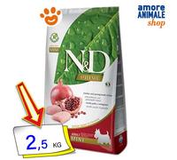 Farmina N&D Prime – Poulet et Grenade pour chien Adulte Mini 2,5 kg