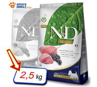 FARMINA N&D Prime Dog Lamb & Blueberry Adult Mini 2.5 kg