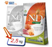 Farmina Pet Food N&D Pumpkin 2,5 kg Adulte Pomme, Sanglier