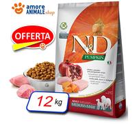Farmina Chien N & D Pumpkin Adult Medium / Maxi → Poulet Et Grenade - 12 KG -