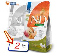 Farmina Chien N & D Pumpkin Adult Mini → Canard Et Melon - 2 KG - Chien , Chiens