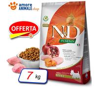 Farmina Chien N & D Pumpkin Adult Mini → Poulet, Citrouille Et Grenade - 7 KG -
