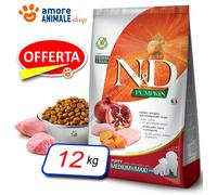 Farmina Chien N & D Pumpkin Puppy Medium / Maxi → Poulet Et Grenade - 12 KG