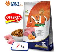 Farmina Chien N & D Pumpkin Puppy Mini → Agneau Citrouille Et Myrtille - 7 KG -