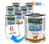 Farmina Chien Vet Life - Diabetic → Boîtes De 300 Gr - Humide Pour Chien, Chiens