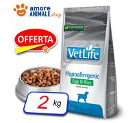 Farmina Chien Vet Life Naturel Diet → Hypoallergénique Poisson Et Pommes - 2 KG