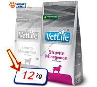 Farmina Chien Vet Life Naturel Diet → Struvite Management - 2/12 KG -