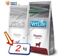 Farmina – Aliment vétérinaire pour chien VET Life Natural Diet Hépatique 2 kg