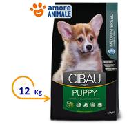 CIBAU Medium Puppy 12 + 2 kg FREE