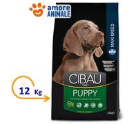CIBAU Maxi Puppy 12 + 2 kg FREE