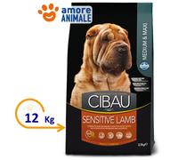 Farmina Cibau Sensitive Lamb Medium / Maxi (Agneau) 12 KG - Croquettes Chiens
