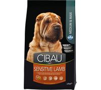 FARMINA Cibau Sensitive Lamb MEDIUM/MAXI - Agneau pour chiens de moyennes et grandes races au système digestif sensible - 2,5 kg