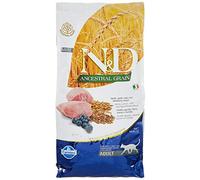 Farmina - Croquettes N&D Low Grain Stérilisé Agneau et Myrtille pour Chat