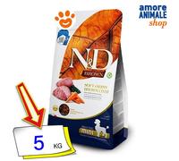 Farmina N&D Brun Adulte Mini – Agneau, Spiruline & Carotte – 2/5 kg