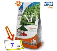 FARMINA N&D Spirulina Adult Medium&Maxi Herring & Wolfberry - 7 kg - pour chiens adultes de moyennes et grandes races avec hareng, spiruline & baies de Goji