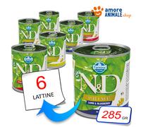 N&D Prime Sanglier & Pomme Nourriture Humide Chien 6x285g