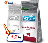 Farmina Nourriture pour chiens Vet Life Gastro-Intestinal – Troubles digestifs – 12 kg