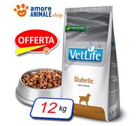 Farmina Dog Vet Life Natural Diet → Diabétique - 12 Kg - Chien, Chiens