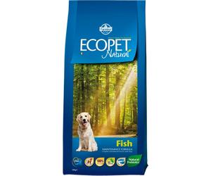FARMINA Ecopet natural fish medium - Poisson pour chiens adultes de tailles moyennes - 12 kg